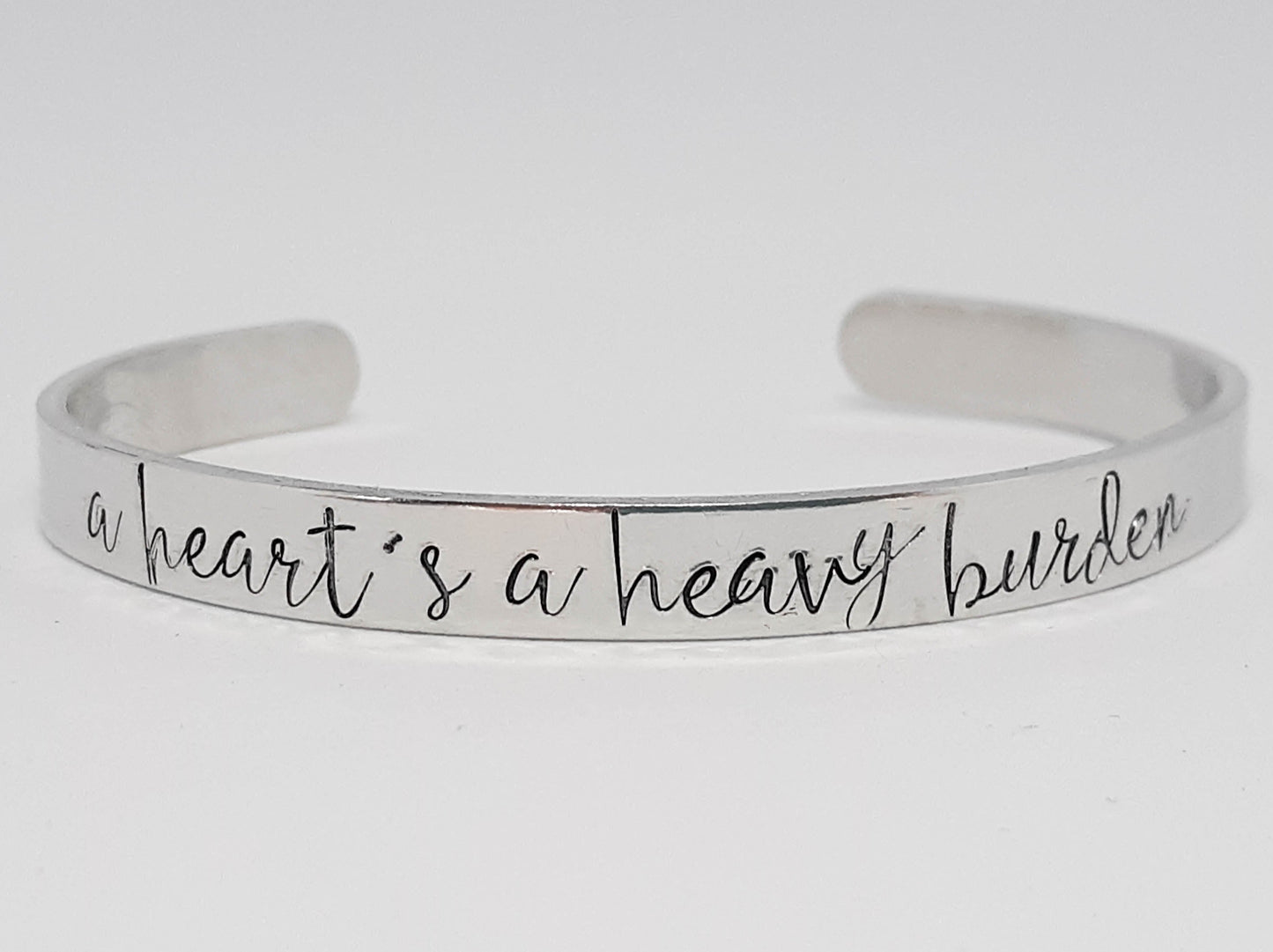 A Heart's a Heavy Burden Cuff Bracelet