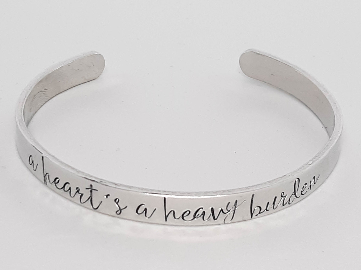 A Heart's a Heavy Burden Cuff Bracelet